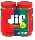 Jif Creamy Peanut Butter  Classic Flavor    48 Oz   2 Pack   Fresh