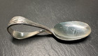 Vintage Silver Plated Curved Handle Baby Spoon By Rogers Oneida G836