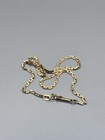 Vtg 14k 585 Yellow Gold C Link Chain Anklet Bracelet 11    Fine Estate Jewelry