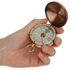 Portable Vintage Metal Compass For Camping Hiking