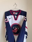 Vintage Nike 90 s 1998 Usa Winter Olympics Hockey Jersey Size Xl  read 