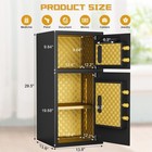 6 5 Cub Luxury Home Safe Box With Dual Alarm System And Fireproof Bag