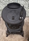 Vintage  Antique J c  Penney Cast Iron Parlor Stove     Catalog Model 9905 