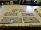 Larson Fx 1850 Tl Non-skid Deck Mat Set Of  19  Gray   Black Marine Boat