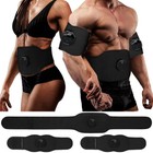 Abdominal Toning Belt Abs Training Ems Electric Muscle Stimulation Rechargeable