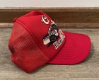 Vtg 80s Bill Elliott Coors Racing Team Nascar Snapback Trucker Hat Red Mesh Usa