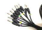 10 Cable Harness Snake For Roland Alesis Drum Module