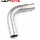 Us Stock 3  76mm Od 409 Stainless Steel Mandrel Bend 90 Degree Elbow Pipe Tubing