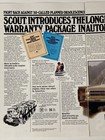 1980 International Harvester Scout Two Page Print Ad Ih