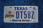 2011 Texas Houston Astros License Plate Mlb Baseball