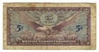 United States 5 Cents 1965 nd  Military Payment Certificate Series 641 P-m57