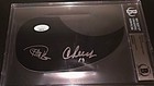 Cheech And Chong Signed Pickguard   Ticket Framed - Beckett Certified
