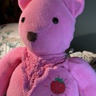 Vintage Handmade Pink Terry Cloth Teddy Bear Plush Stuffed Animal 23   