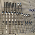 33 Pieces Vintage Oneida Morning Star Pattern Community Flatware Set