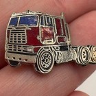 Vintage Small F-series Mack Cabover Semi Truck Tractor Enamel Lapel Pin Tie Tack