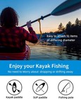 Oceanbroad Kayak Paddle Leash Stretchable Strap Lanyard 4-7ft  1 Pcs   Orange 