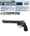 Asg Dan Wesson 8  Co2 Airsoft Revolver  6mm  Dark Grey