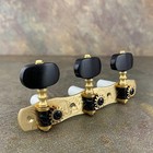 Gotoh Classical Guitar Tuners Gold With Wood Button - 35g1800enx