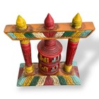 Tibetan Buddhist Handcrafted Spinning Prayer Wheel Small Table Shrine Design