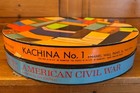 2 Circular Springbox Puzzles Circa 1970s Kachina No 1   American Civil War Round