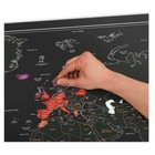 Scratch Off World Map Poster Luckies Of London Chalk Edition 59 4 X 82 5 Cm