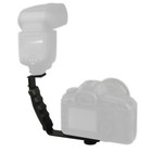L-bracket W 2 Hot Shoe Mount F Video Led Light Camera Flash Camcorder Microphone