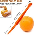Set Of 2 Kitchen Tool Orange Peeler Lemon Grapefruit Citrus Fruit Peelers Gadget