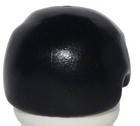       new Lego Minifig Hair Boy Male Black Standard Smooth Cap Wig City Business 