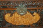 Chinese Wood Chest Vintage Asian Carved Wooden Box Trunk Camphor Sandalwood
