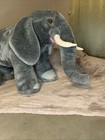 Melissa   Doug 36  Wide   17  Tall Giant Lifelike Elephant Plush Stuffed Animal