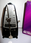 Vtg Wittner Taktell Piccolo Mechanical Metronome Windup Black Germany New In Box
