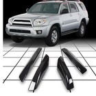 4x Black Roof Rails Rack End Cover Shell Cap For Toyota 4runner N210 2003-2009
