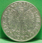 Poland  1936  w  2 Zlote  Y30  Silver   1061  Au  Nr  6-26