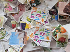 40 Grams Of Mixed Decimal 50 60 70c Stamps Light Or Un franked Off Paper No Gum