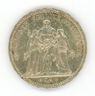 France 1877 A 5 Francs High Grade Silver Coin Km  820 1  0 7234oz  As Shown
