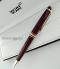 New Montblanc Red Gold Finish Meisterstuck Classique Luxury Ballpoint Pen 164