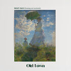Claude Monet  woman With A Parasol  Painting Giclee Print On Fine Art Paper