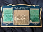 Rocket Spaceship Space Vintage Antique Promo Sewing Needle Book Advertising Card