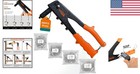 Ergonomic Rivet Gun With 200 Rivets - Ideal For Diy   Professional Use  10 5 