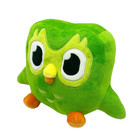 30cm Cute Green Cartoon Owl Plush Toy   soft Stuffed Animal Pillow For Kids   Fans