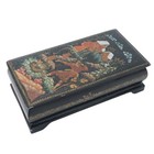 Vintage Russian Lacquer Box Palekh Artist Signed Chsova M  Hand Painted