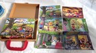 Vintage Wooden Puzzle Blocks With Box Germany 6 Pictures Fairytale Puzzle Blocks