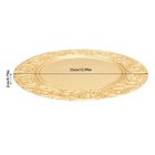 100pk Clear  13  Gold Charger Plates  100 Pcs Napkin Rings  gold  New