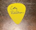 Jefferson Starship Cathy Richardson Yellow Guitar Pick - 2024 Tour