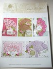 New 2017 Anna Griffin   French Fans 5pc Cut Embossing Dies Ag-686 Sealed