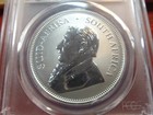 2017 South Africa 50th Anniversary Silver Krugerrand Pcgs Graded Ms69