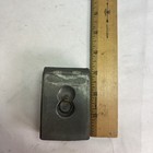 Antique Vintage Pewter Snuff Box 2 5    X 2    Hinged Round Wire Handle