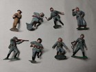 Marx Wow World War 2 German Soldier Rare Lot 60mm Original Vintage Hard Plastic