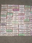 Large Lot Of 150 Original Jukebox 45 Record Title Strips  p75