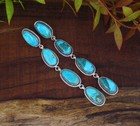 Navajo Turquoise Stud Earring 925 Sterling Silver Earrings For Women 